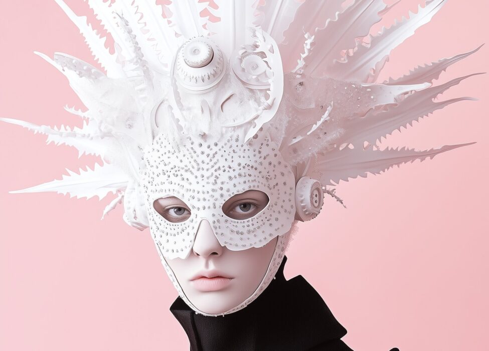 Avant-Garde Headpiece and Mask