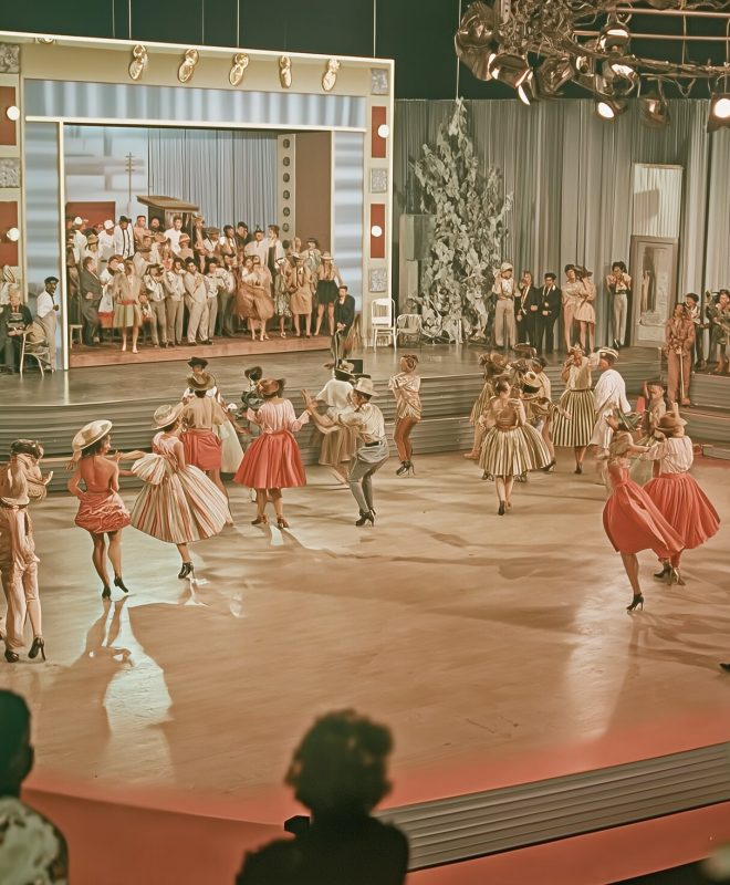 Lively Vintage Dance Scene