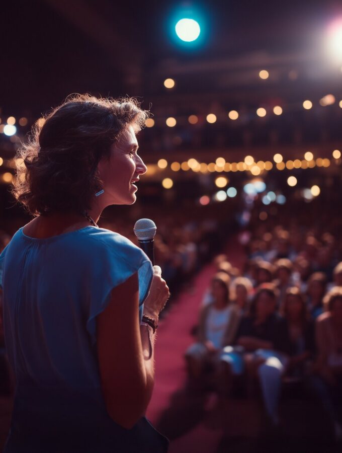 Speaker on Stage